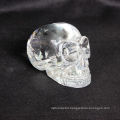 2015 transparent crystal skull model, cryan glass skull model for gift